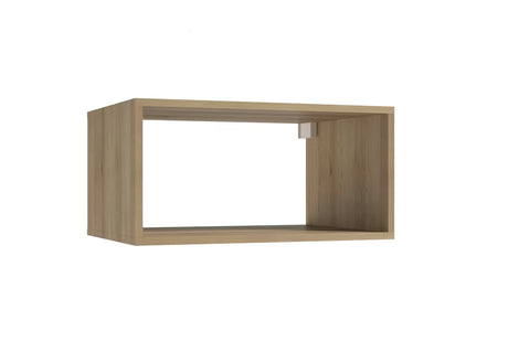 Naturel Stilla závěsný policový box do koupelny v hnědé barvě o rozměru 30x60x44 cm