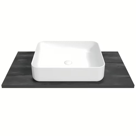 Černá laminátová krycí deska Naturel Stilla pro koupelnový nábytek