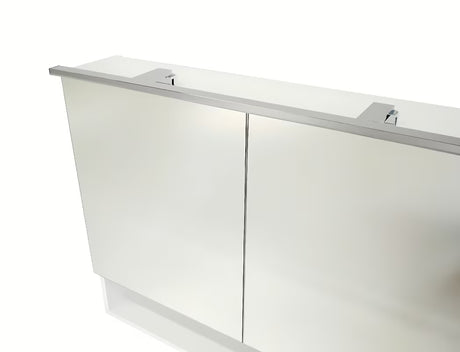 Zrcadlová skříňka Naturel Vario v bílé matné barvě se zrcadlovými dvířky