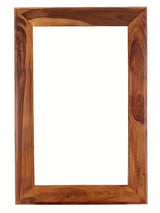Nástěnné zrcadlo Naturel Wood 60x90 cm z masivního palisandru v teplých hnědých tónech