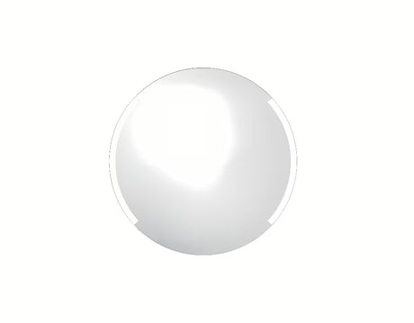 Kulaté koupelnové LED zrcadlo Naturel o průměru 60 cm s podsvícením a hliníkovým rámem