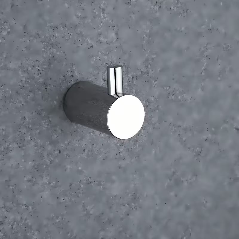 Jednoduchý chromový háček Nimco Bormo do koupelny