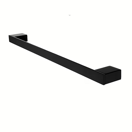 Černý matný držák ručníků Nimco Kibo pro přeložené ručníky do 70 cm