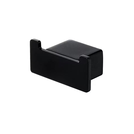 Černý matný dvojháček Nimco Kibo jako minimalistický koupelnový doplněk.