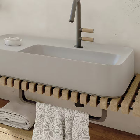 Nimco Nikau držák ručníků v matně černém provedení pro montáž na zeď