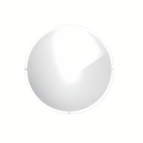 Kulaté koupelnové LED zrcadlo Nimco s obvodovým podsvícením, průměr 800 mm, hliníkový rám.
