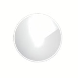 Kulaté LED koupelnové zrcadlo Nimco s podsvícením po obvodu, průměr 80 cm.