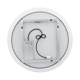 Kulaté LED koupelnové zrcadlo Nimco s podsvícením po obvodu, průměr 80 cm.