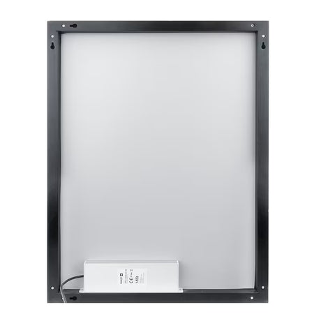 Nimco podsvícené LED zrcadlo 60x80 cm v černém provedení s osvětlením po obvodu