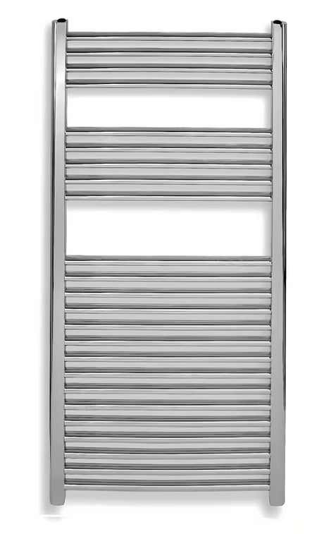 Kombinovaný koupelnový radiátor Novaservis 45x120 cm v chromovém provedení s rovnými liniemi