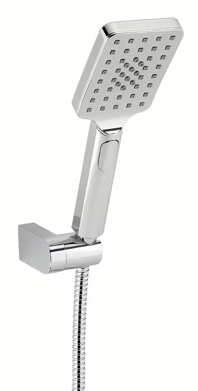 Novaservis Metalia 54 vanový set v chromu s 3-polohovou ruční sprchou a kovovou hadicí Anti-twist 150 cm