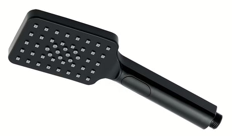 Černá ruční sprcha Novaservis se 3 funkcemi a ergonomickým tvarem pro pohodlné sprchování.