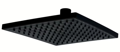 Černá čtvercová hlavová sprcha Novaservis 20x20 cm z nerezové oceli s EasyClean tryskami