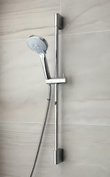 Sprchový set Optima Comfort v provedení chrome s ruční sprchou, sprchovou tyčí a sprchovou hadicí