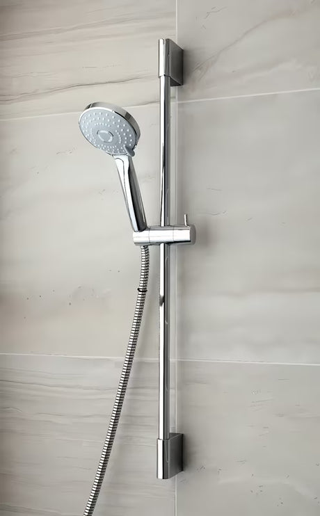 Sprchový set Optima Comfort v provedení chrome s ruční sprchou, sprchovou tyčí a sprchovou hadicí