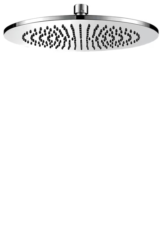 Kulatá mosazná hlavová sprcha Optima Chrome s průměrem 20 cm v chromovém provedení