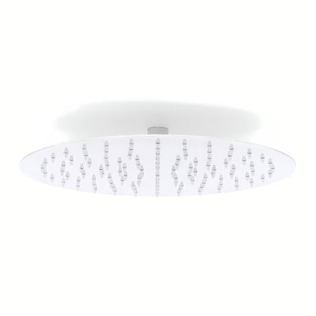 Kulatá mosazná hlavová sprcha Optima Chrome s průměrem 30 cm v chromovém provedení.