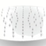 Kulatá mosazná hlavová sprcha Optima Chrome s průměrem 30 cm v chromovém provedení.