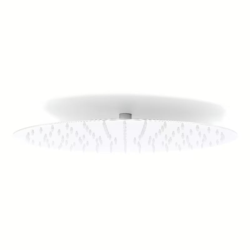 Mosazná hlavová sprcha Optima Chrome v kulatém designu s průměrem 40 cm.