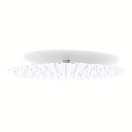 Mosazná hlavová sprcha Optima Chrome v kulatém designu s průměrem 40 cm.