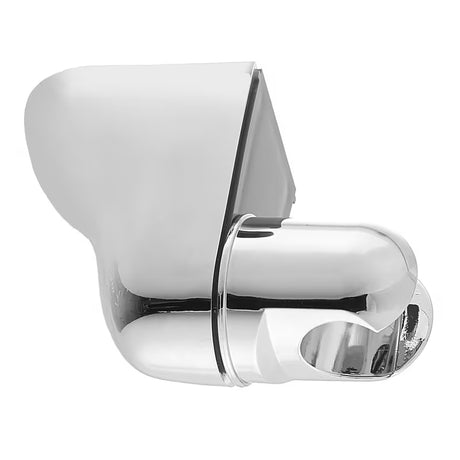 Chromový nástěnný držák sprchy Optima v zaobleném designu s otočným kloubem