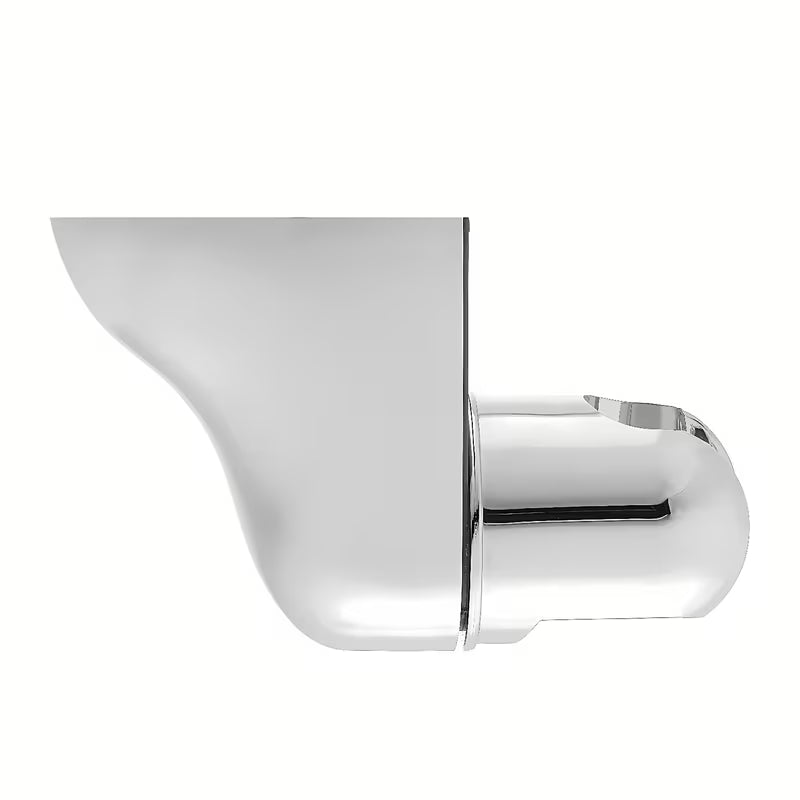 Chromový nástěnný držák sprchy Optima v zaobleném designu s otočným kloubem