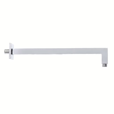 Sprchové rameno Optima Chrome v hranatém designu, délka 40 cm, pro hlavovou sprchu.