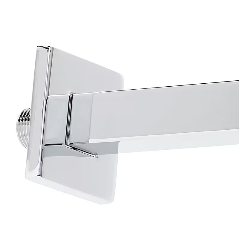 Sprchové rameno Optima Chrome v hranatém designu, délka 40 cm, pro hlavovou sprchu.