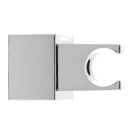 Chromový nástěnný držák sprchy Optima v hranatém designu s otočným kloubem