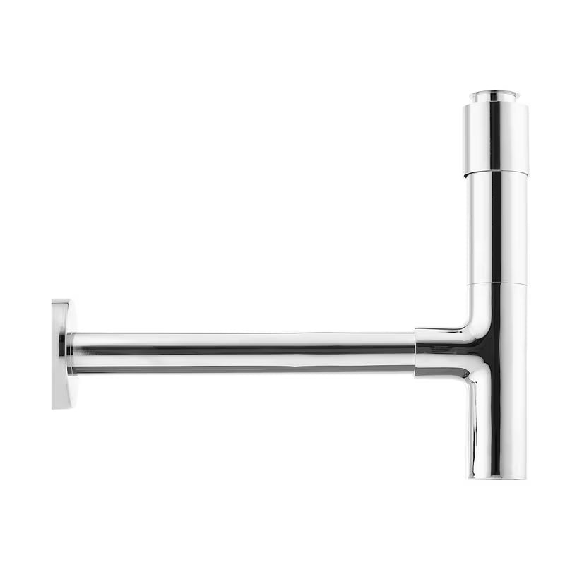 Designový umyvadlový sifon Optima Chrome v provedení chrome pro průměr 32 mm