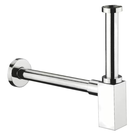 Designový umyvadlový sifon Optima Chrome s průměrem 32 mm