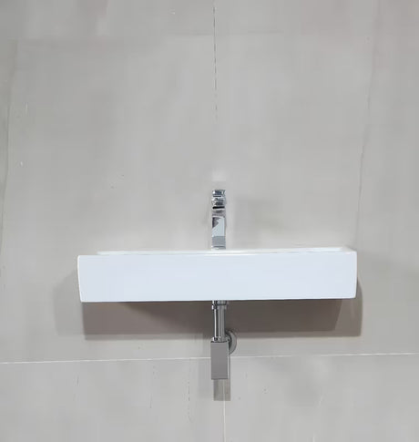 Designový umyvadlový sifon Optima Chrome s průměrem 32 mm