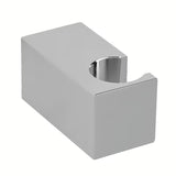 Chromový nástěnný pevný držák sprchy Optima v hranatém designu