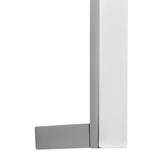 Hranatá sprchová tyč Optima Chrome s posuvným jezdcem, délka 68 cm