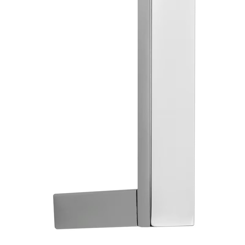 Hranatá sprchová tyč Optima Chrome s posuvným jezdcem, délka 68 cm