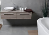 Bílý volně stojící dávkovač mýdla Optima Suza do koupelny
