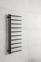 Černý kombinovaný radiátor P.M.H. Apollo 500x1140 mm se středovým připojením 50 mm