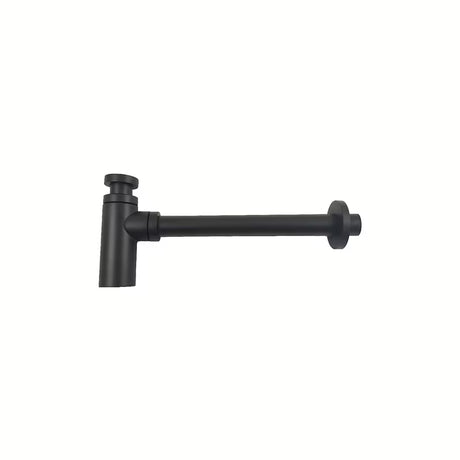 Kovový sifon Paffoni Light v matné černé pro umyvadlo s připojením G 1 1/2".