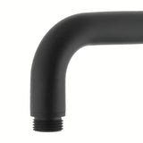Černo-matné sprchové rameno Paffoni Lux o délce 40 cm do sprchy