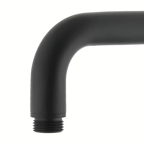 Černo-matné sprchové rameno Paffoni Lux o délce 40 cm do sprchy