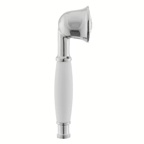 Chromová ruční sprcha Paffoni Ricordi v retro designu s průměrem Ø 5,3 cm.