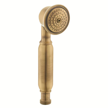 Ruční sprcha Paffoni Ricordi v bronzovém provedení s retro designem a průměrem Ø 5,3 cm.