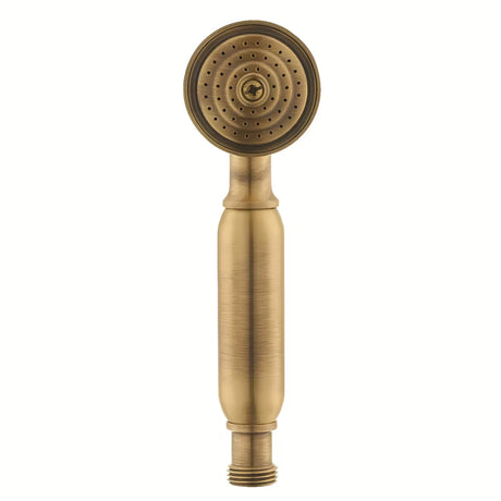 Ruční sprcha Paffoni Ricordi v bronzovém provedení s retro designem a průměrem Ø 5,3 cm.