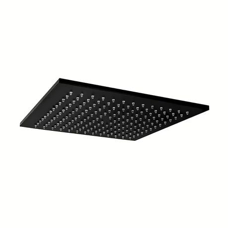 Matná černá hlavová sprcha Paffoni Syncro King 300 x 300 x 8 mm s otočným kloubem a ochranou proti vodnímu kameni.