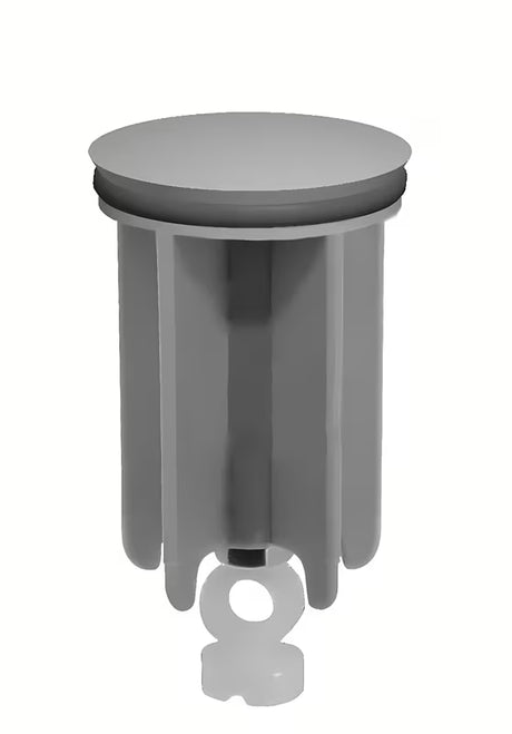 Chromová náhradní zátka Paffoni pro baterie s výpustí, průměr 40 mm.