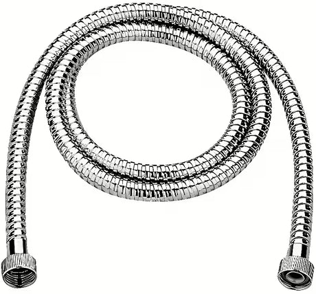 Chromová kovová sprchová hadice Paffoni o délce 100 cm se závity 1/2”Gx1/2”G.