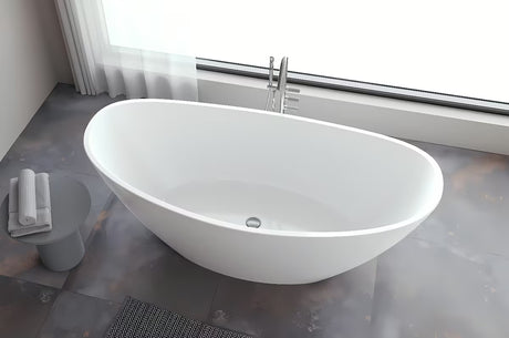 Volně stojící akrylátová vana Polysan 170x80 cm pro levou i pravou orientaci