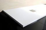 Bílá obdélníková sprchová vanička Polysan Flexia z litého mramoru 130x80 cm