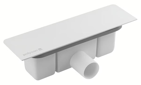 Polysan Kazuko sifon k sprchové vaničce s bílou krytkou pro odtokový otvor 90 mm