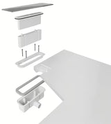 Polysan Kazuko sifon k sprchové vaničce s bílou krytkou pro odtokový otvor 90 mm